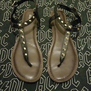 Studded strap sandals